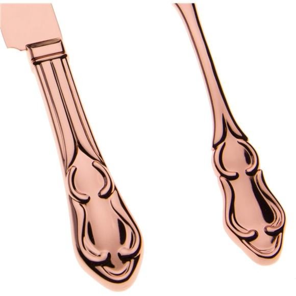 Cake Knife & Server Set, Rose Gold Cake Cutting Sets for Wedding, Anniversary - Picture 5 of 7
